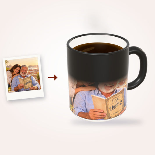 Da foto à caneca mágica a revelar a foto