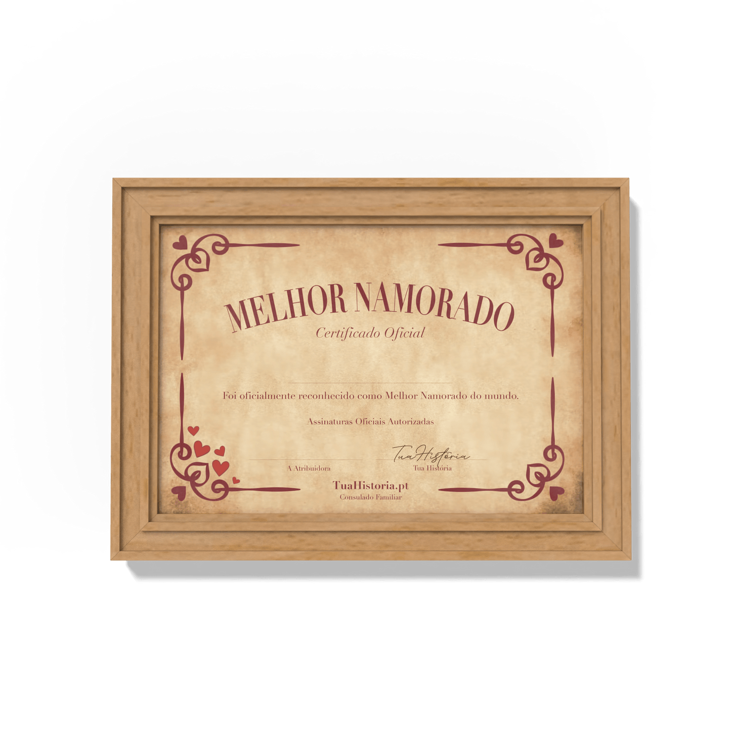 Certificado Oficial - Forever In Words