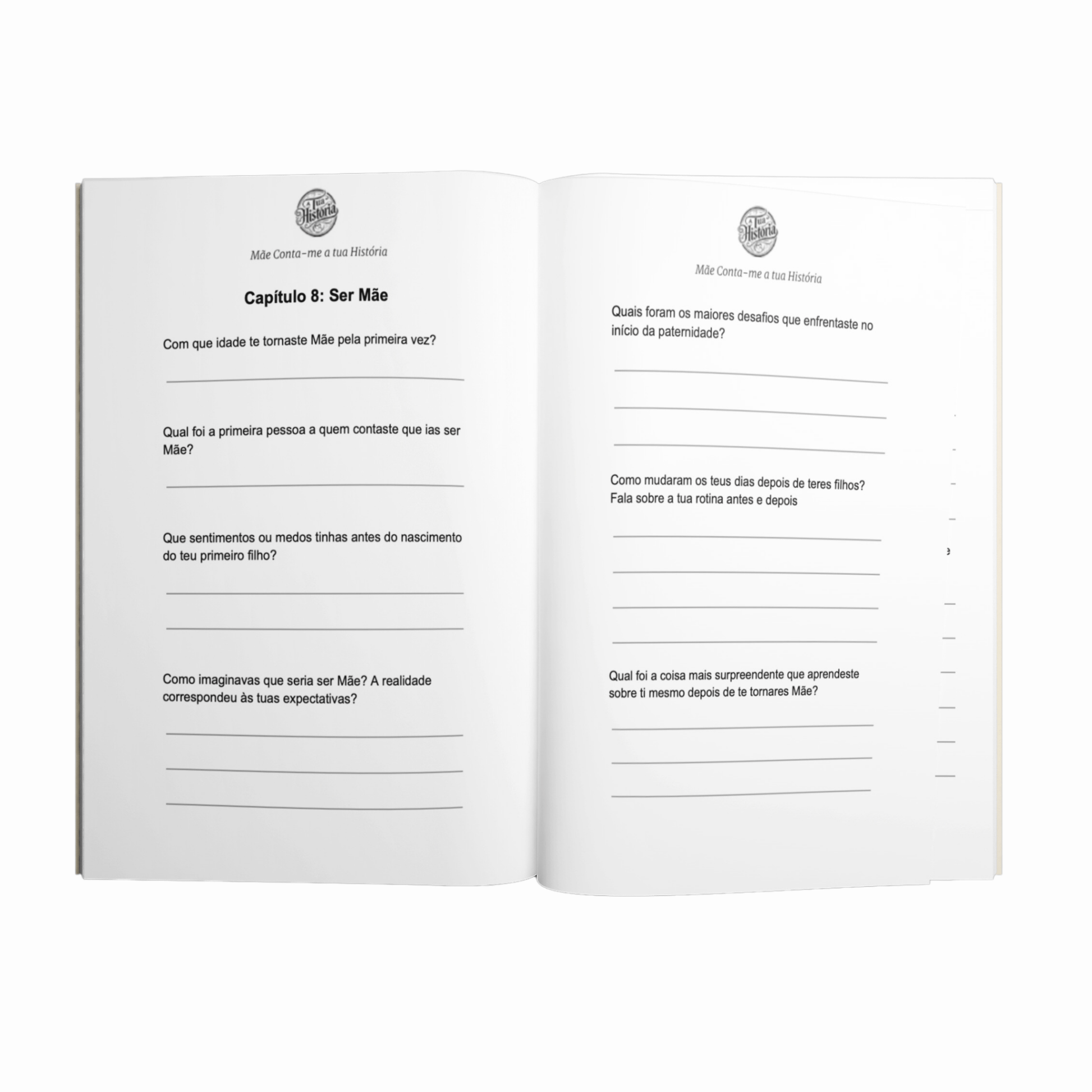 Mãe Conta - me a Tua História - A tua História